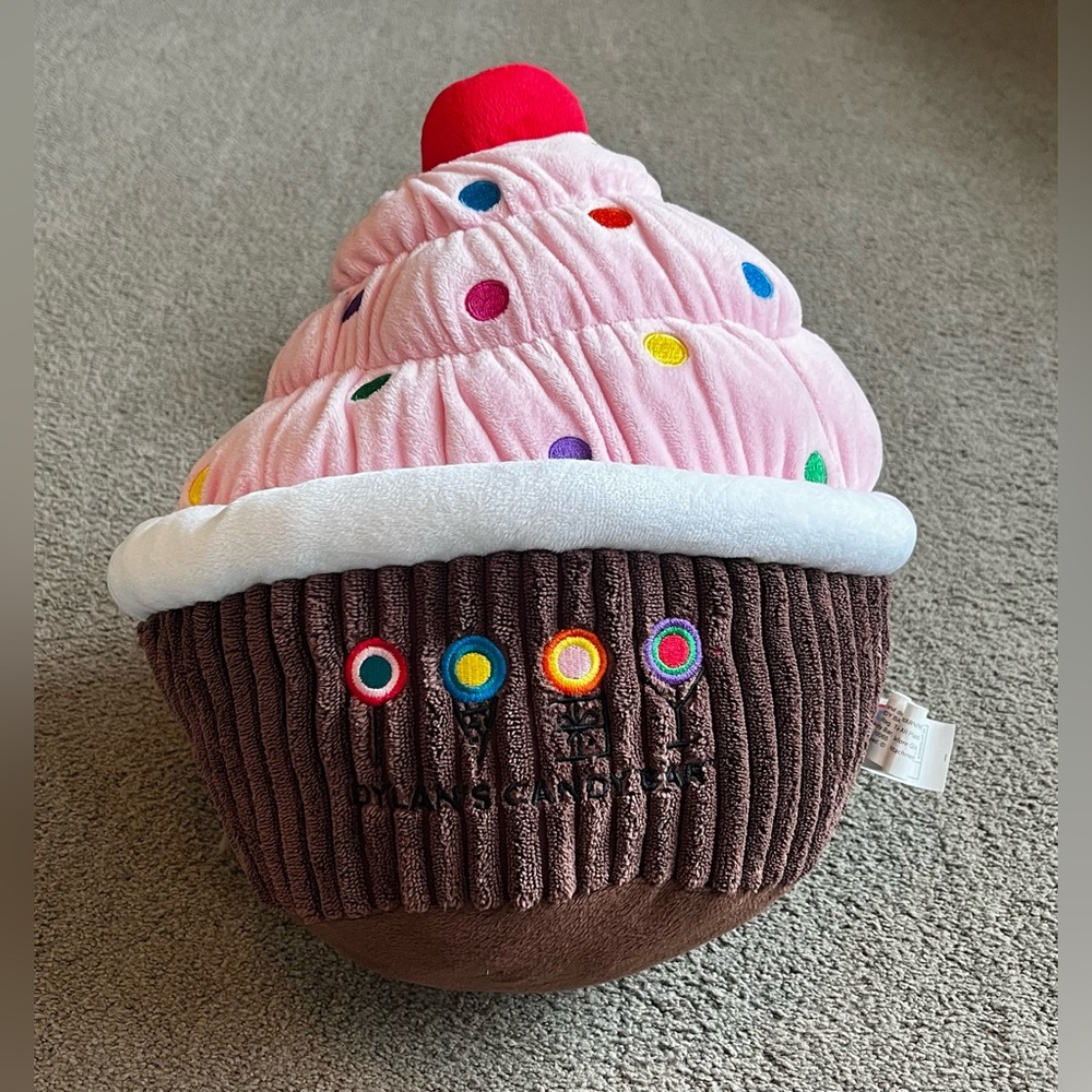 Dylan’s Candy Bar 14” Pink Cupcake Plush